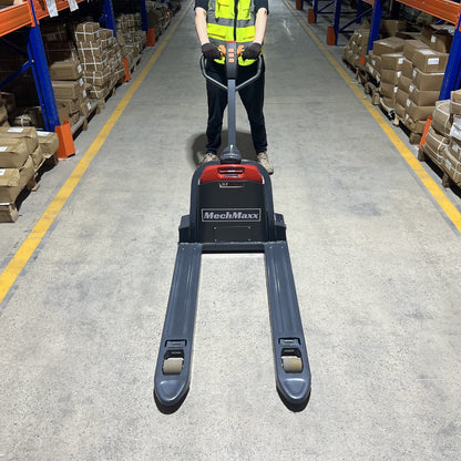 4400lbs Lithium-ion Electric Pallet Jack,  45"x27" Fork,  48V 30Ah Removable Battery,  Walkie Type Truck,  LPT44