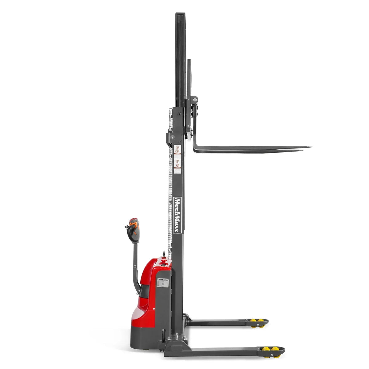 2640lbs Lithium-ion Electric Straddle Stacker,  138" Lift,  Adjustable Legs & Forks,  F26-138S