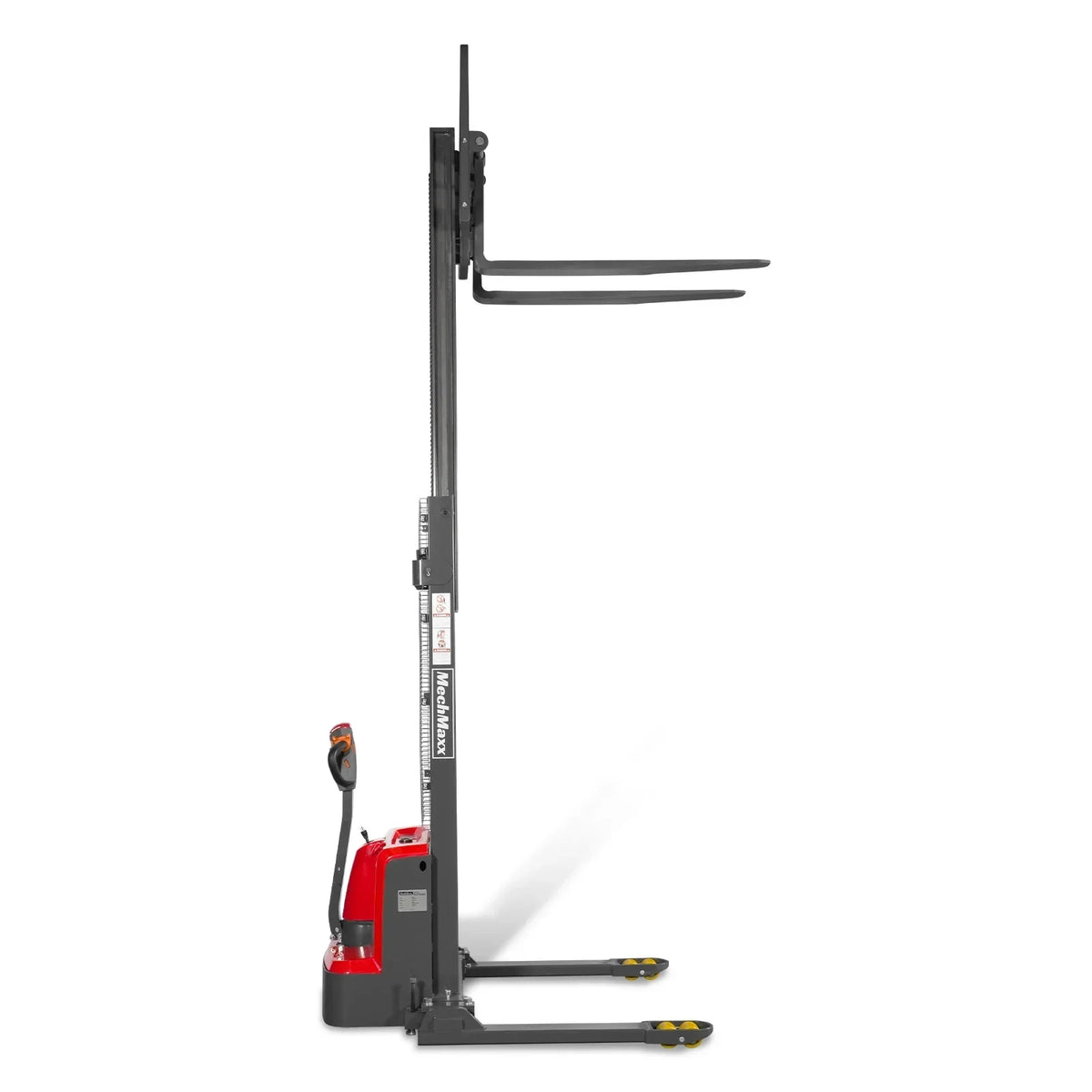 3300lbs Lithium-ion Electric Straddle Stacker,  118" Lift,  Adjustable Legs & Forks,  F33-118S