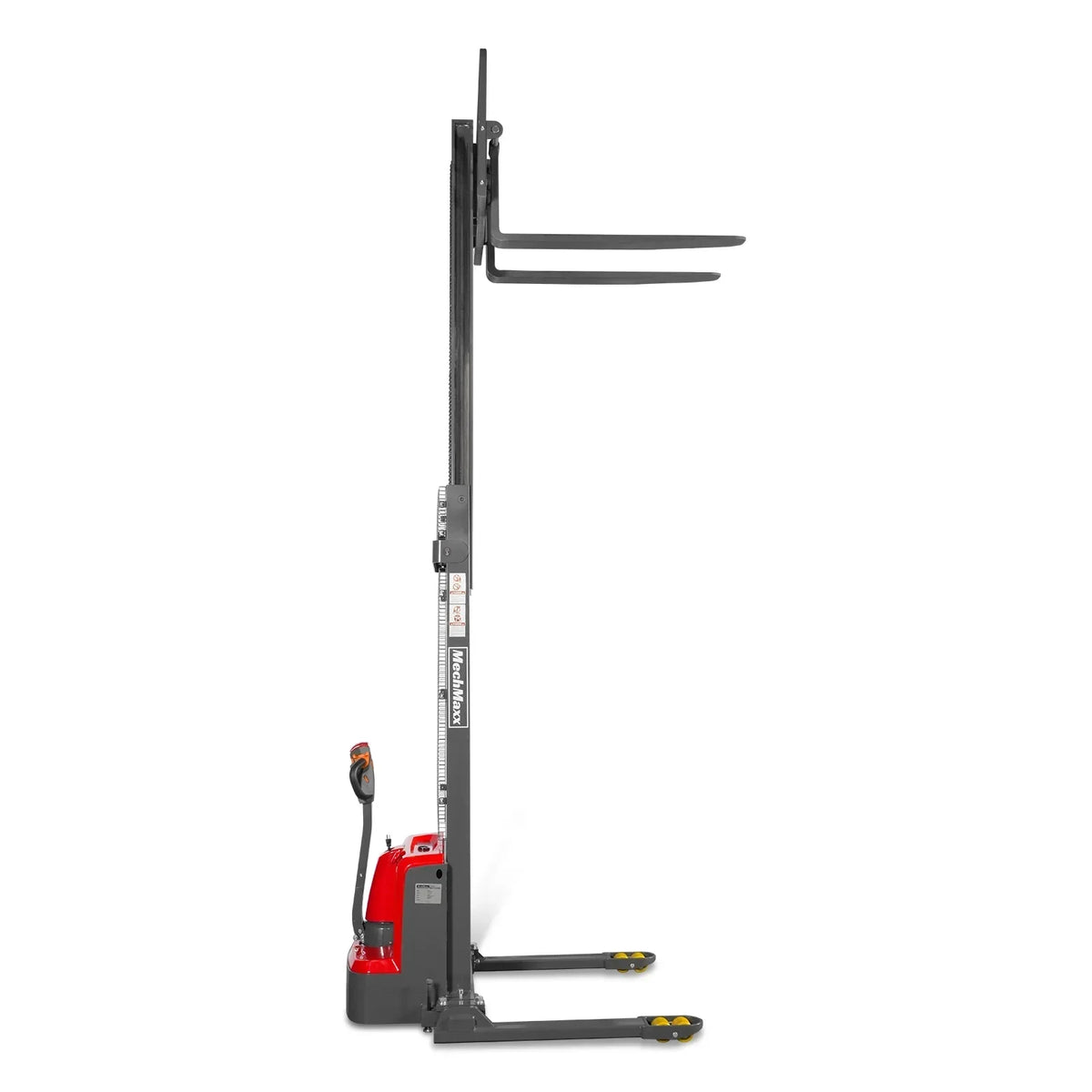 3300lbs Lithium-ion Electric Straddle Stacker,  138" Lift,  Adjustable Legs & Forks,  F33-138S