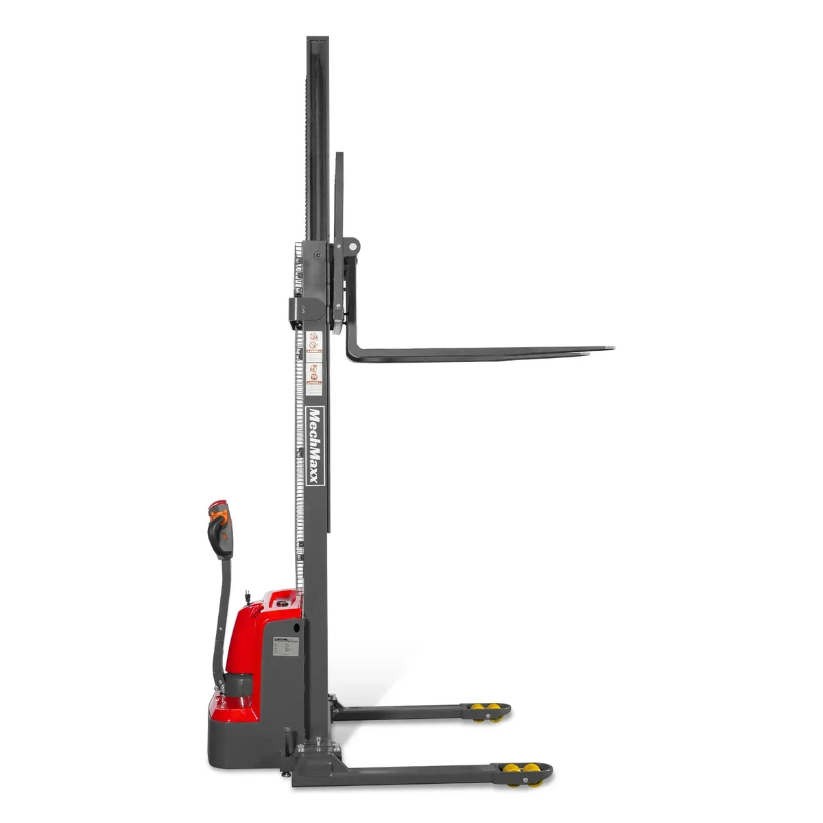 3300lbs Lithium-ion Electric Straddle Stacker,  138" Lift,  Adjustable Legs & Forks,  F33-138S