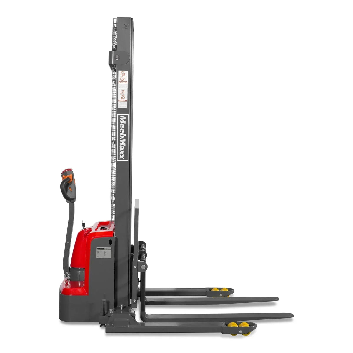 3300lbs Lithium-ion Electric Straddle Stacker,  138" Lift,  Adjustable Legs & Forks,  F33-138S