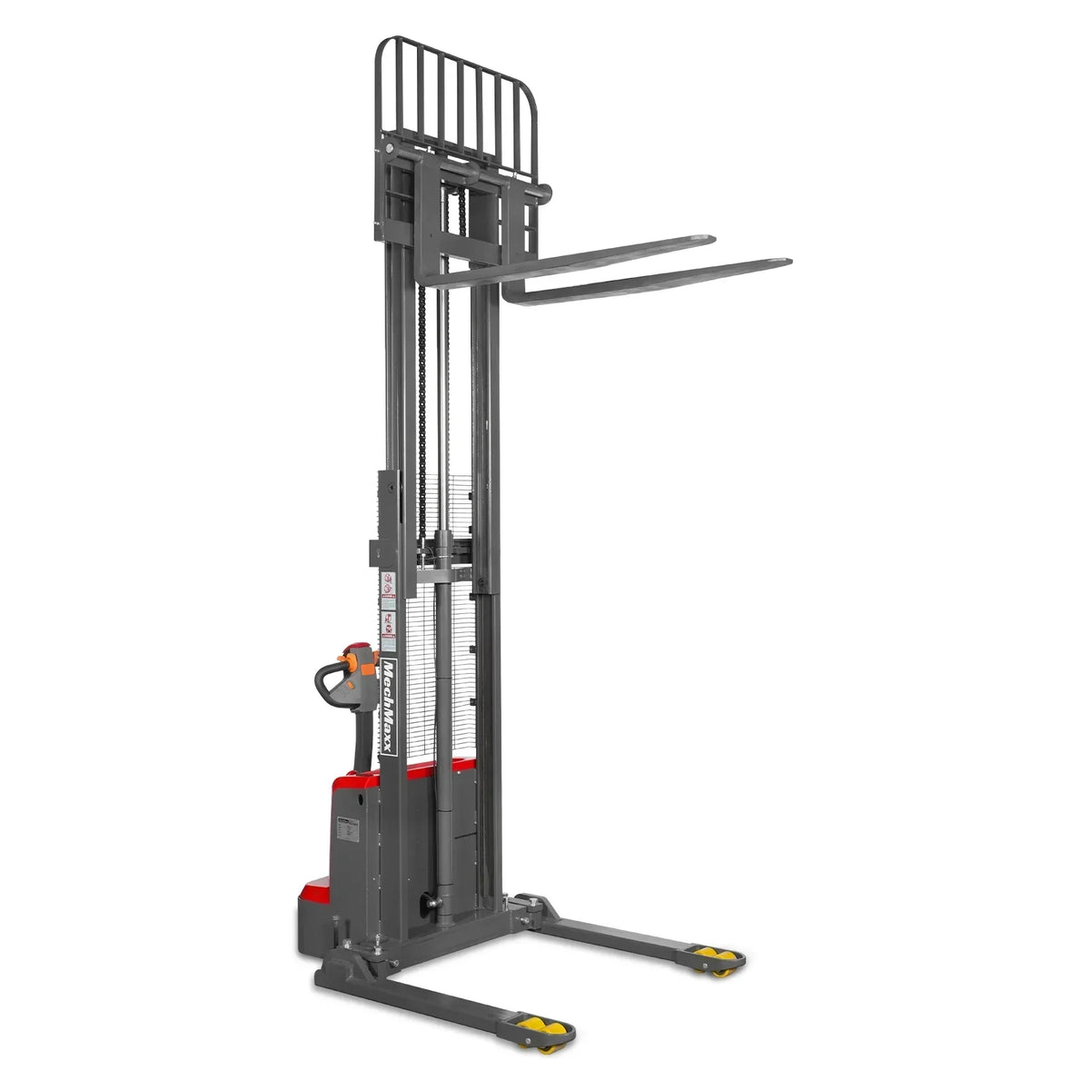 3300lbs Lithium-ion Electric Straddle Stacker,  98" Lift,  Adjustable Legs & Forks,  F33-98S