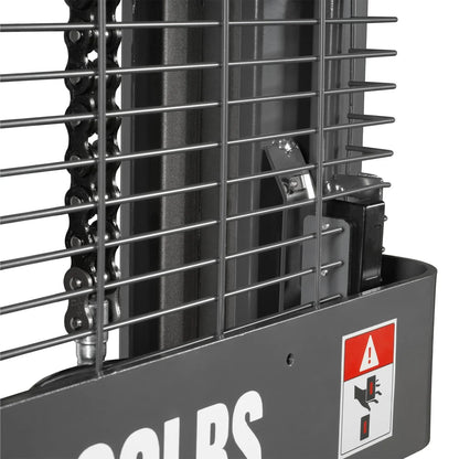 3300lbs Lithium-ion Electric Straddle Stacker,  138" Lift,  Adjustable Legs & Forks,  F33-138S
