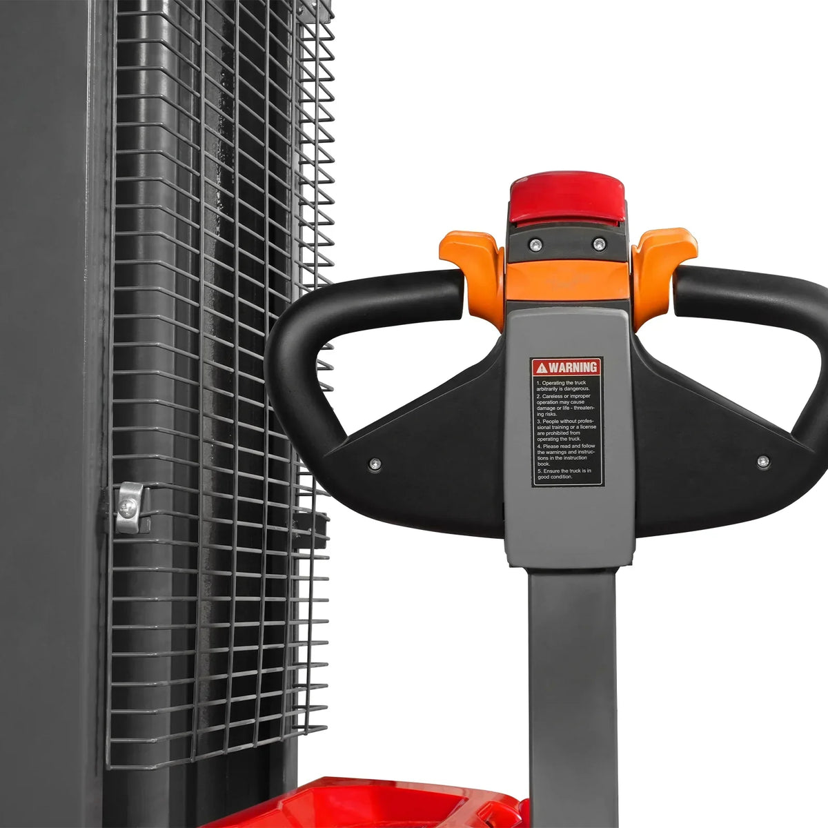 3300lbs Lithium-ion Electric Straddle Stacker,  118" Lift,  Adjustable Legs & Forks,  F33-118S