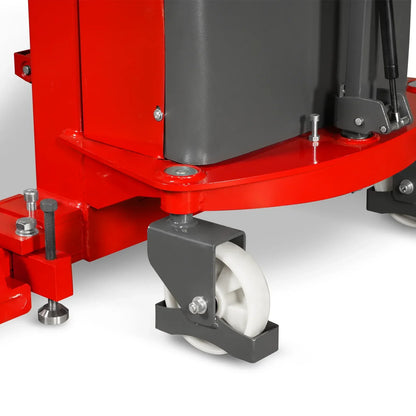 3300lbs Semi-Electric Straddle Stacker,  118" Lift,  Adjustable Legs & Forks,  S33-118S