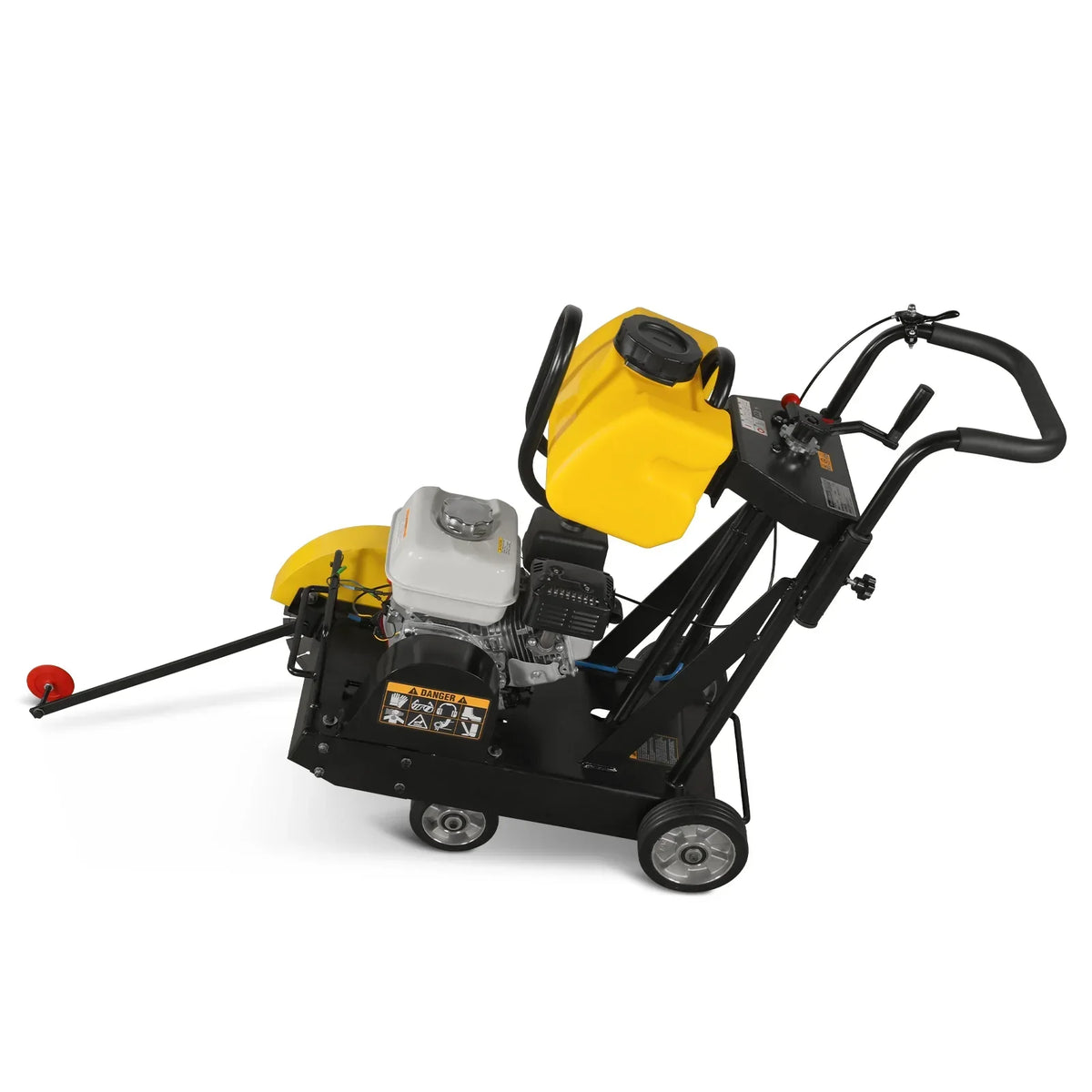 Honda GX160 Walk-Behind Concrete Floor Saw, 14 in Blade, 4 in Cutting Depth, FS350H