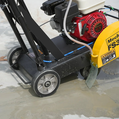 Honda GX160 Walk-Behind Concrete Floor Saw, 14 in Blade, 4 in Cutting Depth, FS350H