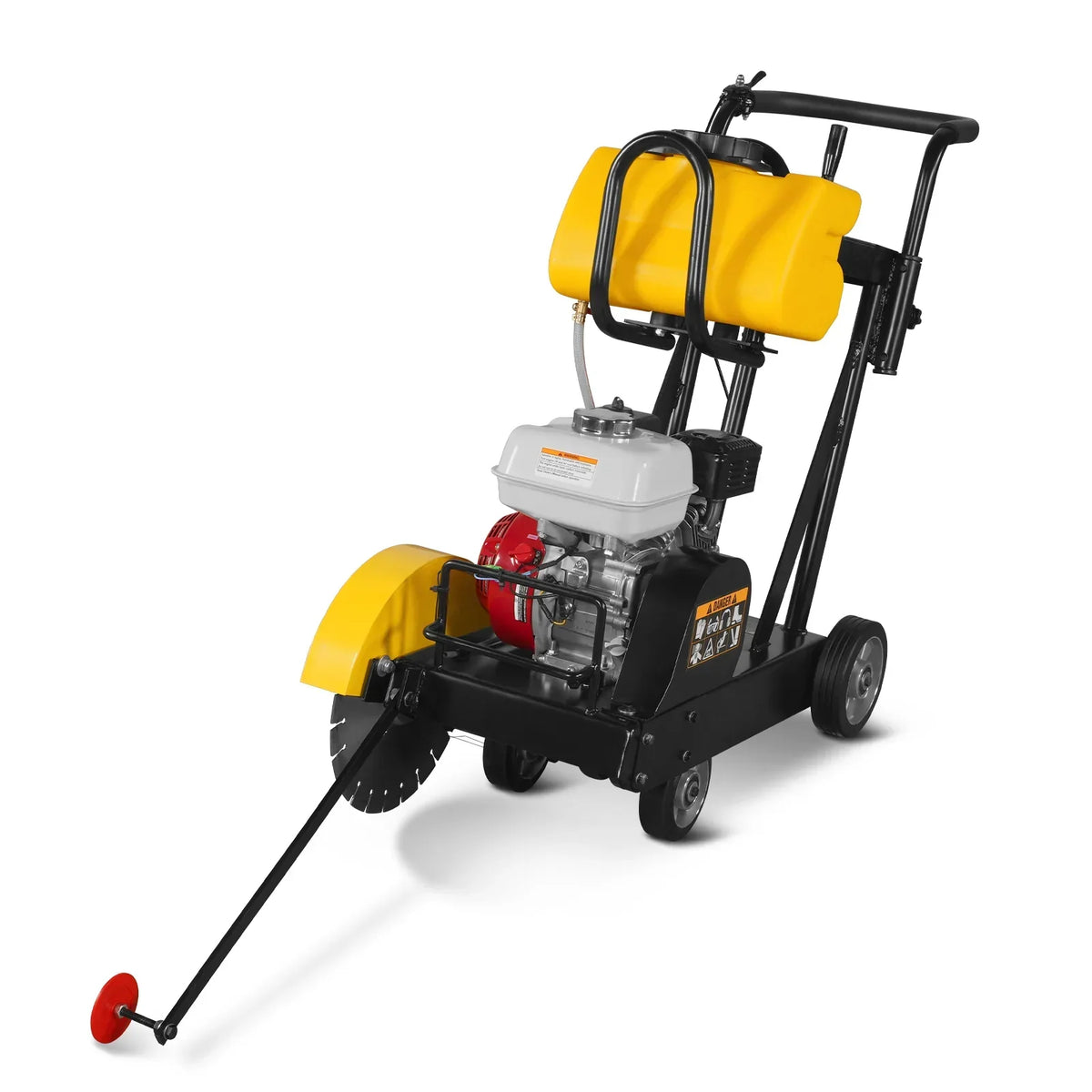 Honda GX160 Walk-Behind Concrete Floor Saw, 14 in Blade, 4 in Cutting Depth, FS350H