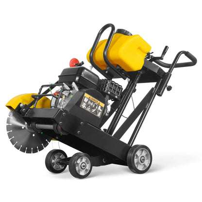 5.8 HP Walk-Behind Concrete Floor Saw, 14 in Blade, 4 in Cutting Depth, FS350Z