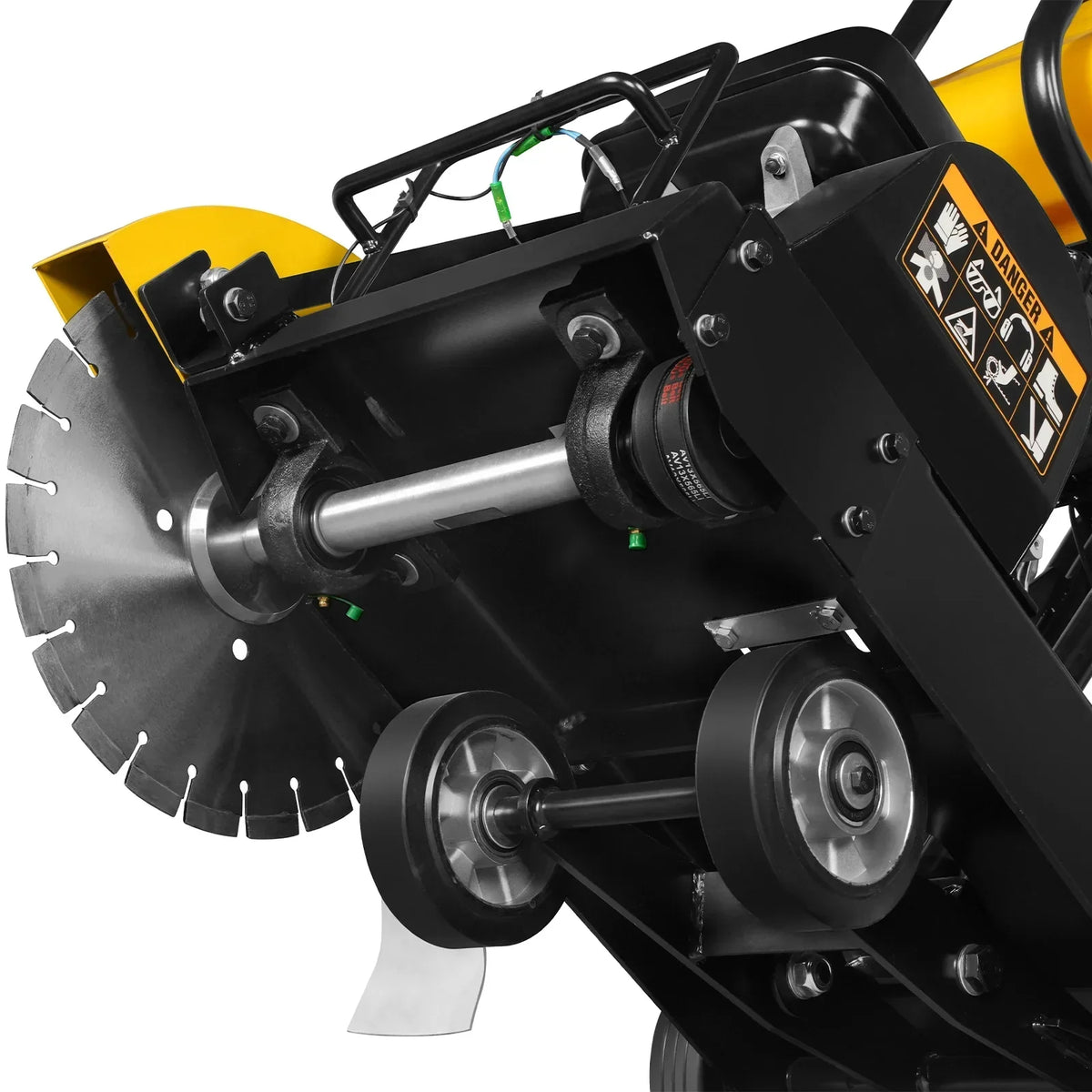 5.8 HP Walk-Behind Concrete Floor Saw, 14 in Blade, 4 in Cutting Depth, FS350Z