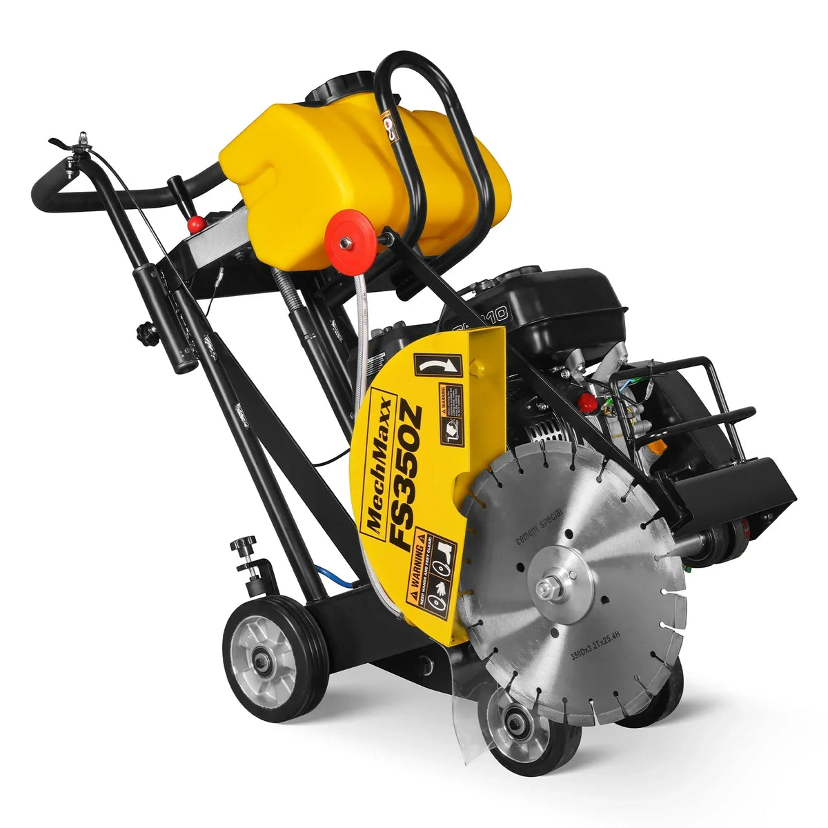 5.8 HP Walk-Behind Concrete Floor Saw, 14 in Blade, 4 in Cutting Depth, FS350Z