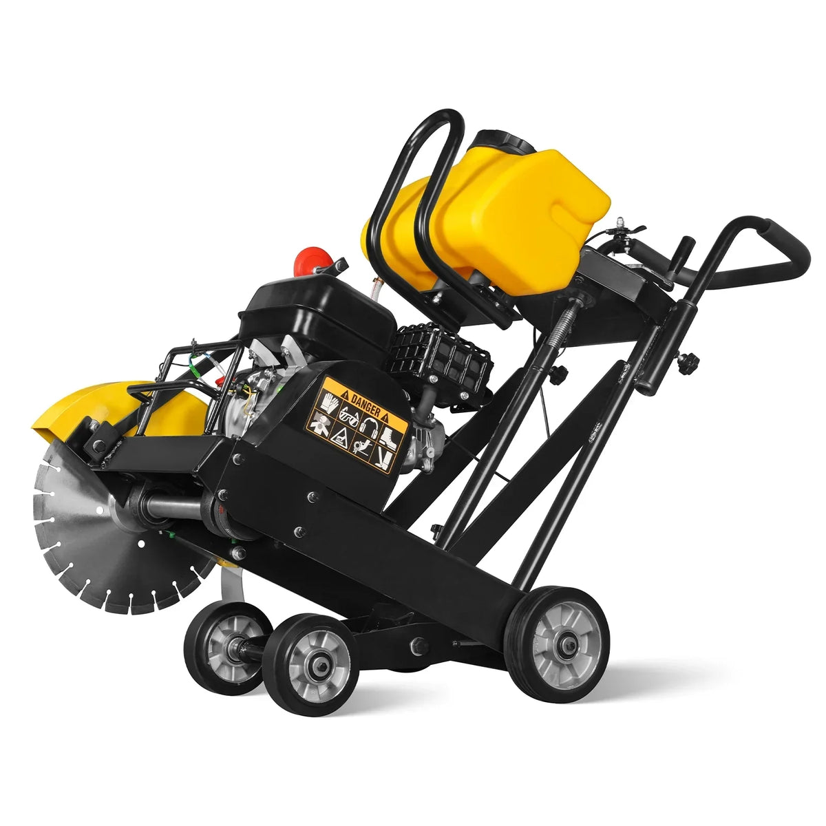 5.8 HP Walk-Behind Concrete Floor Saw, 14 in Blade, 4 in Cutting Depth, FS350Z