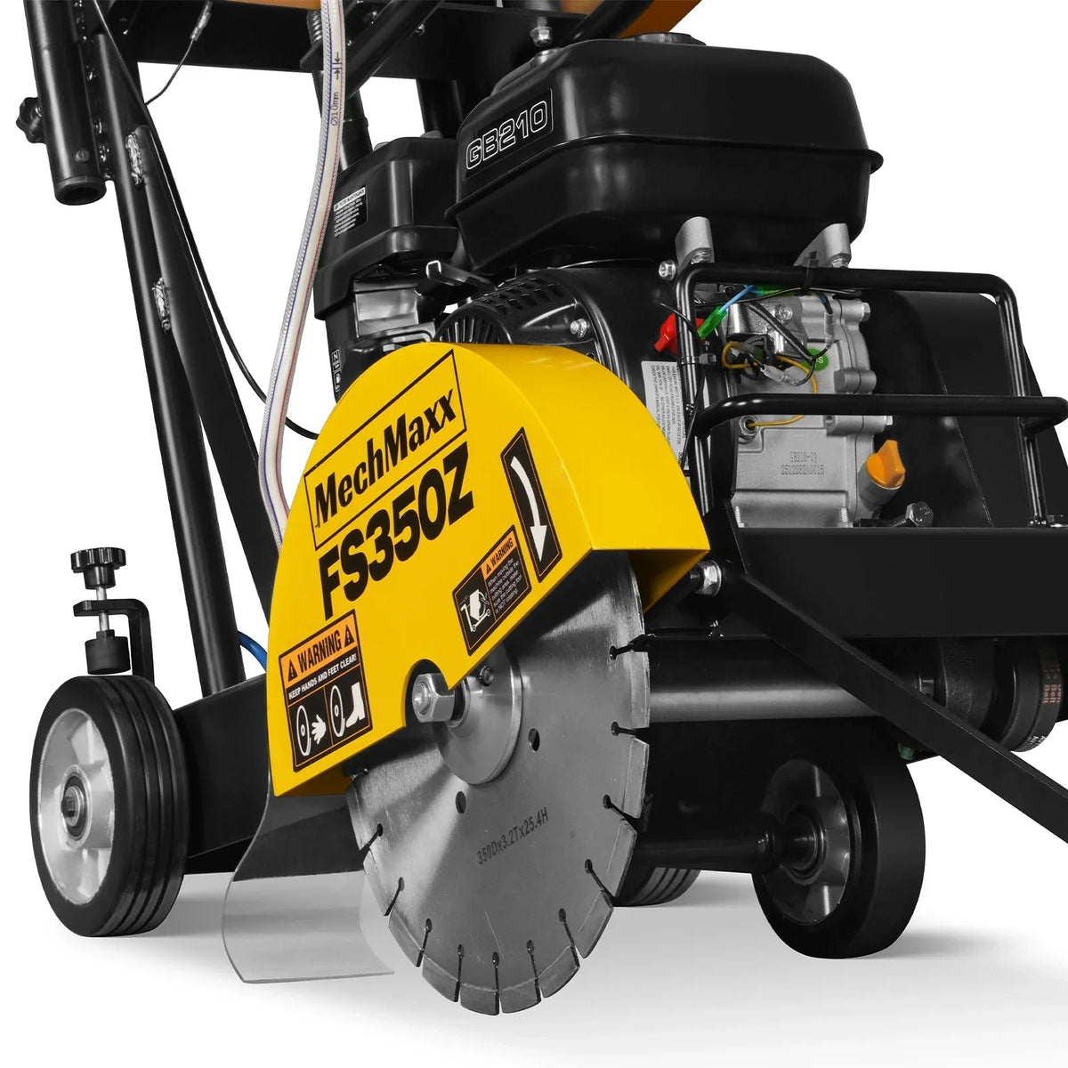 5.8 HP Walk-Behind Concrete Floor Saw, 14 in Blade, 4 in Cutting Depth, FS350Z