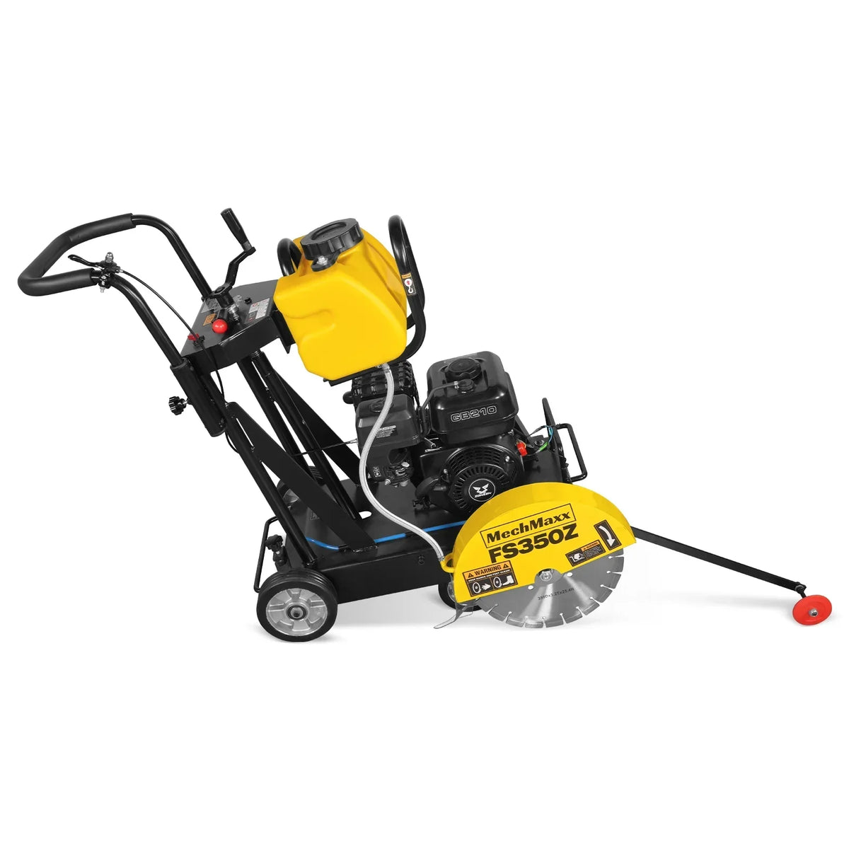 5.8 HP Walk-Behind Concrete Floor Saw, 14 in Blade, 4 in Cutting Depth, FS350Z