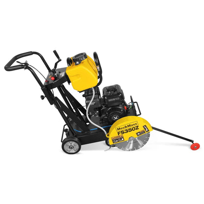5.8 HP Walk-Behind Concrete Floor Saw, 14 in Blade, 4 in Cutting Depth, FS350Z