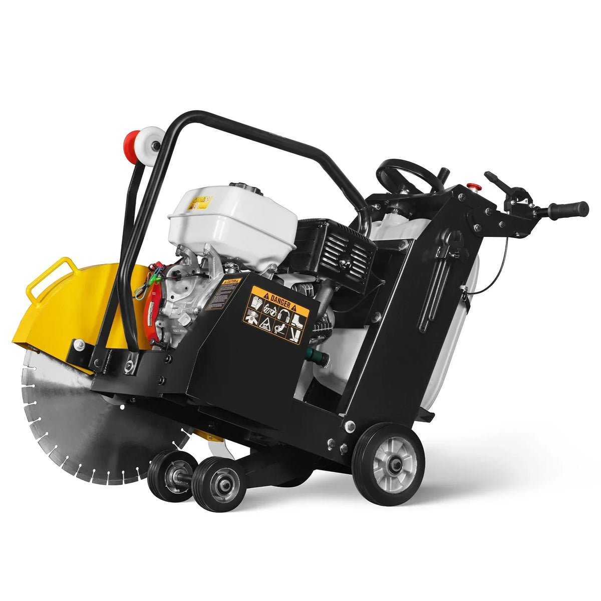 Honda GX390 Walk-Behind Concrete Floor Saw, 20 in Blade, 7 in Cutting Depth, FS480H