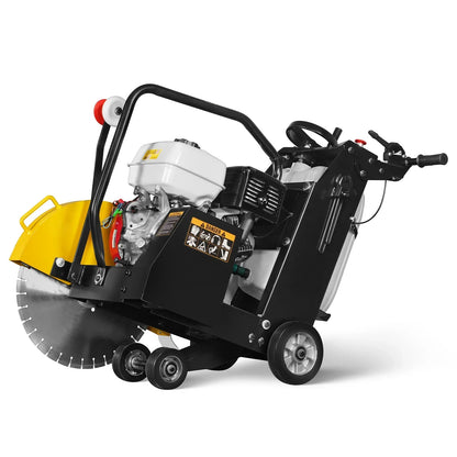 Honda GX390 Walk-Behind Concrete Floor Saw, 20 in Blade, 7 in Cutting Depth, FS480H