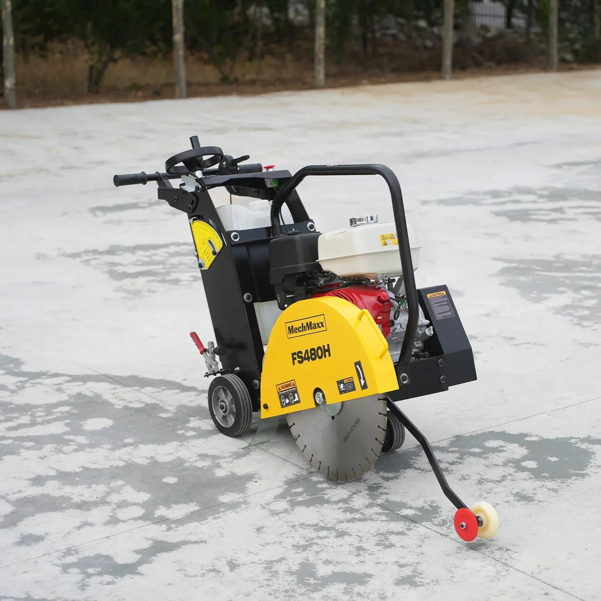 Honda GX390 Walk-Behind Concrete Floor Saw, 20 in Blade, 7 in Cutting Depth, FS480H