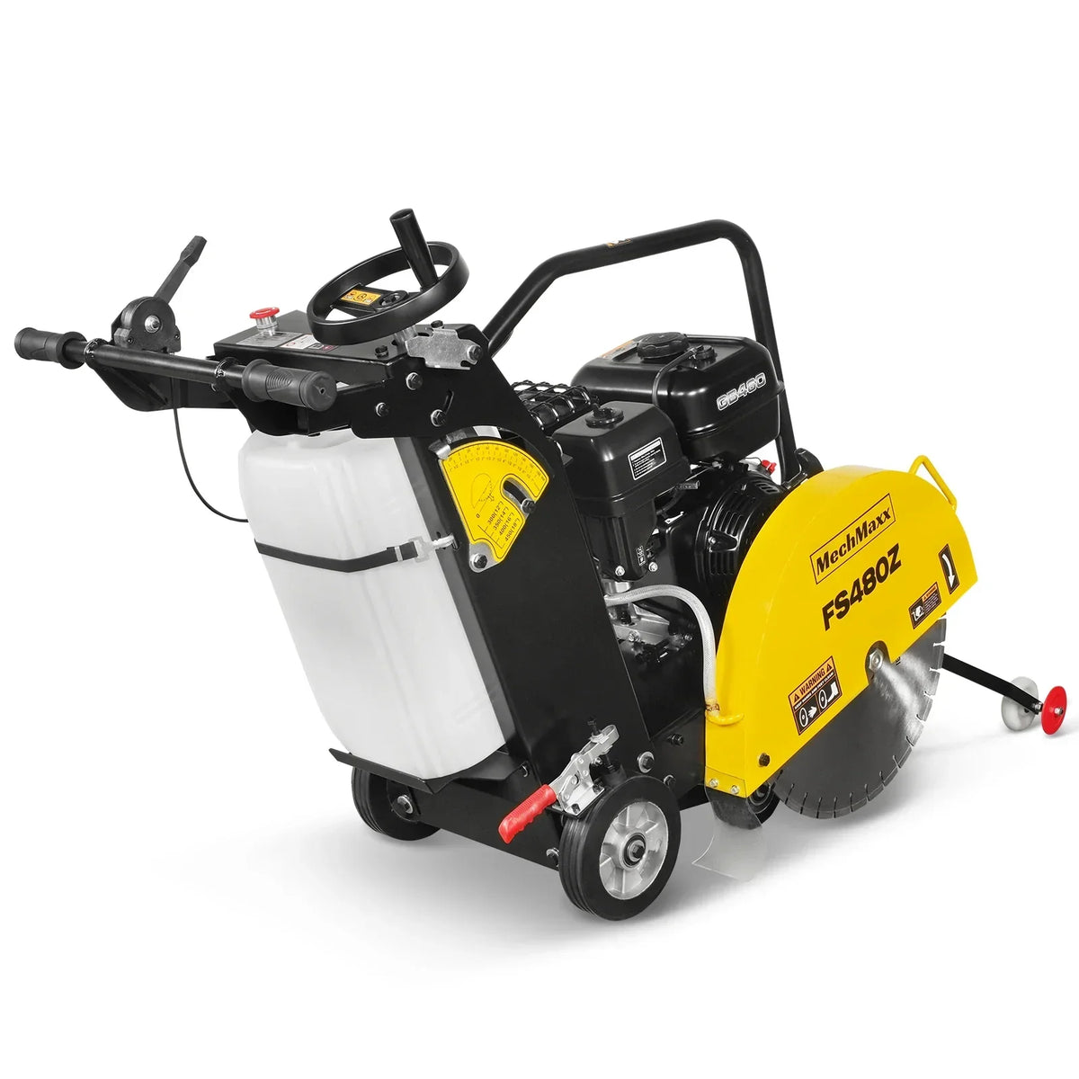 15 HP Walk-Behind Concrete Floor Saw, 20 in Blade, 7 in Cutting Depth, FS480Z