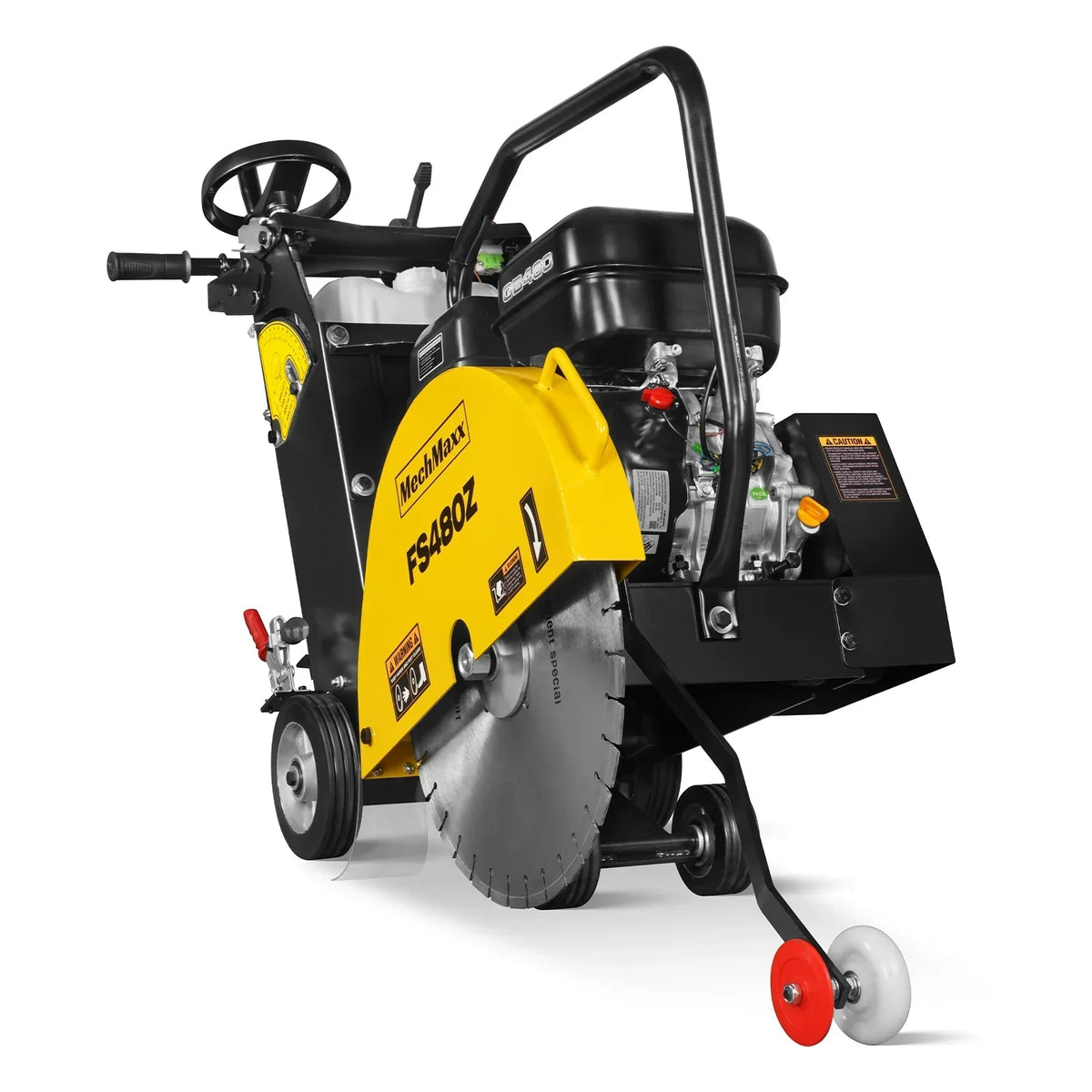 15 HP Walk-Behind Concrete Floor Saw, 20 in Blade, 7 in Cutting Depth, FS480Z
