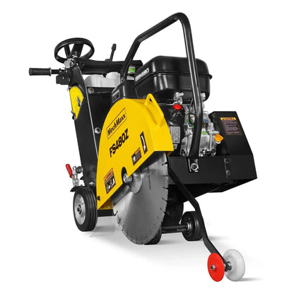 15 HP Walk-Behind Concrete Floor Saw, 20 in Blade, 7 in Cutting Depth, FS480Z
