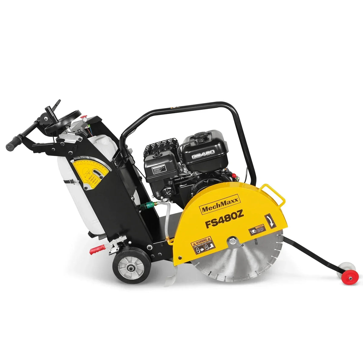 15 HP Walk-Behind Concrete Floor Saw, 20 in Blade, 7 in Cutting Depth, FS480Z