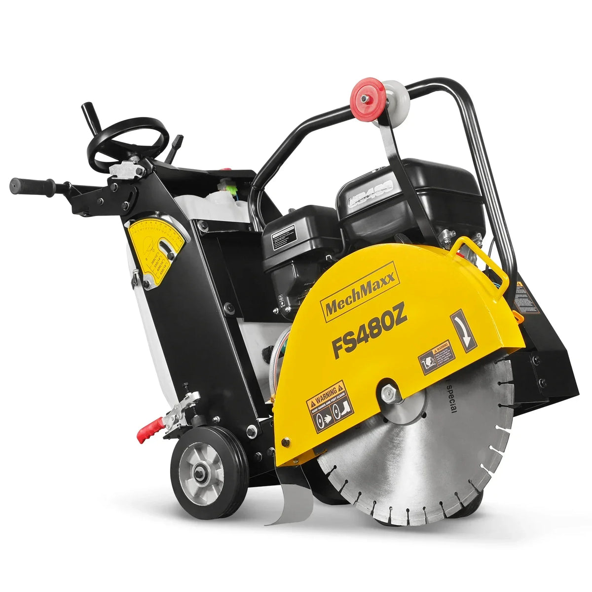 15 HP Walk-Behind Concrete Floor Saw, 20 in Blade, 7 in Cutting Depth, FS480Z