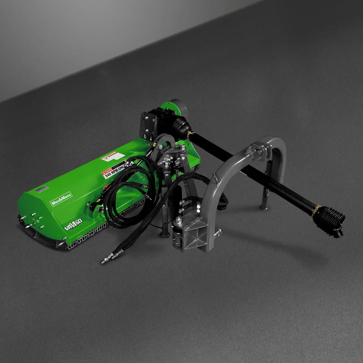 60" Standard 3Point Offset Flail Ditch Bank Mower,  25-60HP,  VAM60
