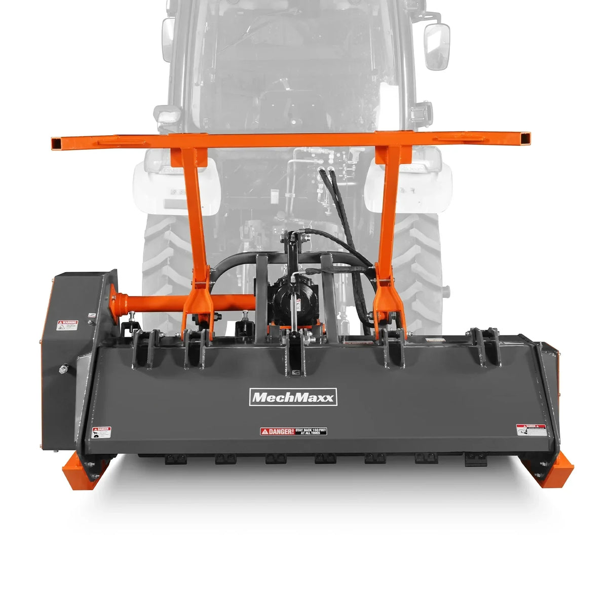 70" PTO Hitch Forestry Brush Mulcher, Cat 2,Tractor Power Recommended 70-110 HP,MC70