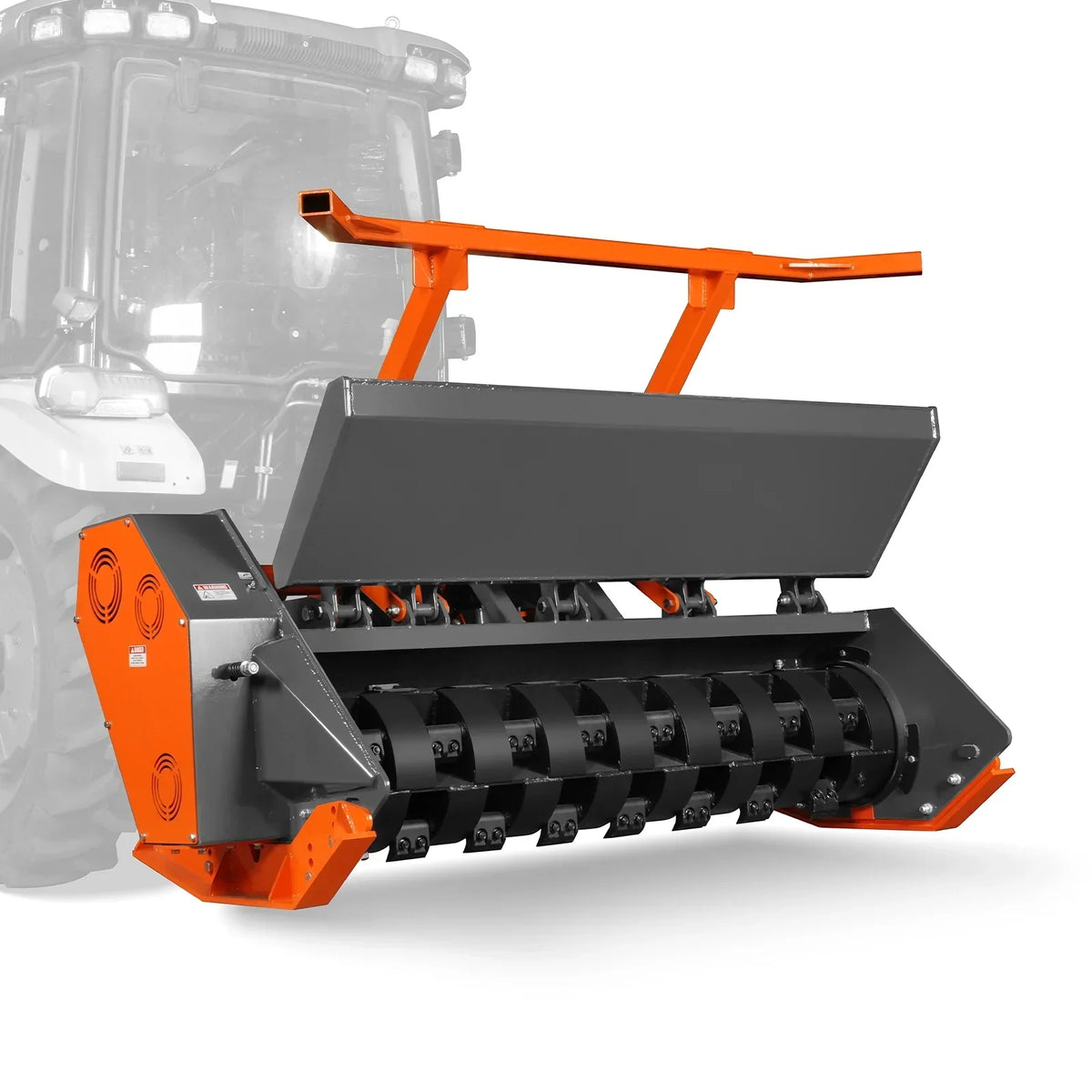 70" PTO Hitch Forestry Brush Mulcher, Cat 2,Tractor Power Recommended 70-110 HP,MC70