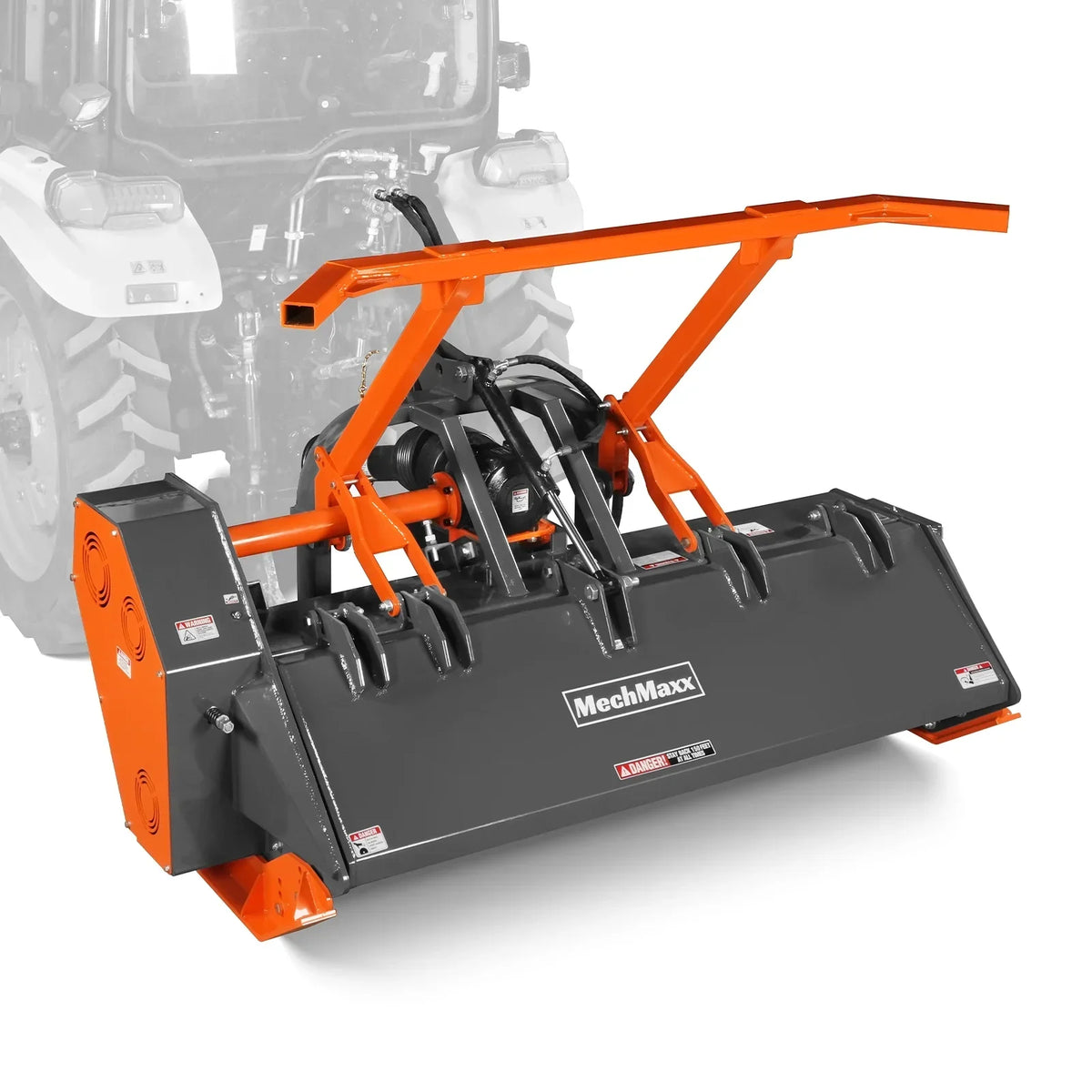 70" PTO Hitch Forestry Brush Mulcher, Cat 2,Tractor Power Recommended 70-110 HP,MC70