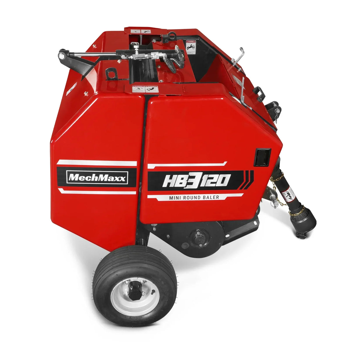 3-Point PTO Mini Round Hay Baler With Twine Wrap,   20" Diameter x 28" Width Bales,  For 15-50hp Tractor,  HB3120