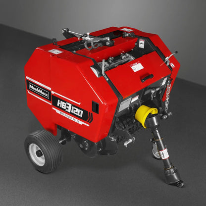 3-Point PTO Mini Round Hay Baler With Twine Wrap,   20" Diameter x 28" Width Bales,  For 15-50hp Tractor,  HB3120