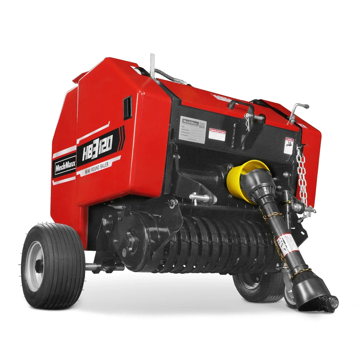 3-Point PTO Mini Round Hay Baler With Twine Wrap,   20" Diameter x 28" Width Bales,  For 15-50hp Tractor,  HB3120