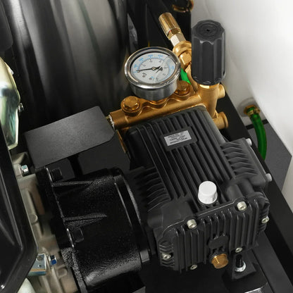 4000 PSI 4 GPM ZONSEN E-Start Engine Hot Water Pressure Washer Skid Mounted with 175 Gal Tank,  HPW40DT