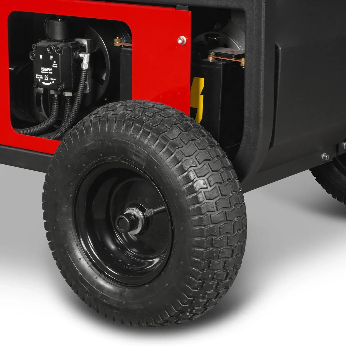 4000 PSI 4 GPM HONDA E-Start Engine Hot Water Pressure Washer with Hose Reel,  HPW40H