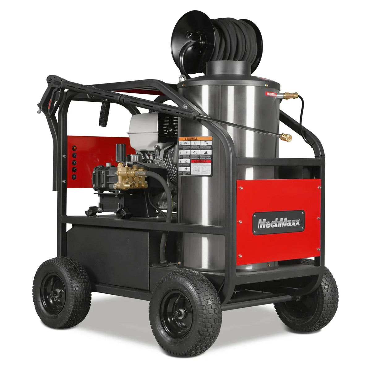 4000 PSI 4 GPM HONDA E-Start Engine Hot Water Pressure Washer with Hose Reel,  HPW40H