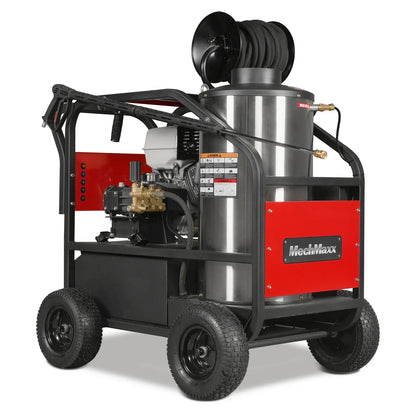 4000 PSI 4 GPM HONDA E-Start Engine Hot Water Pressure Washer with Hose Reel,  HPW40H