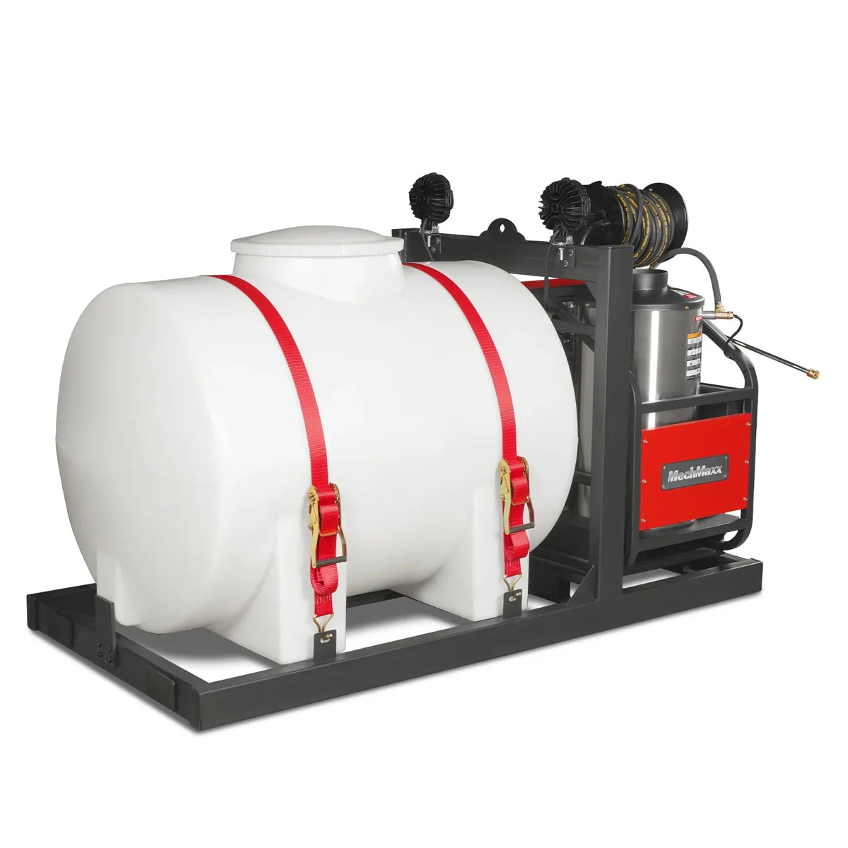 4000 PSI 4 GPM HONDA E-Start Engine Hot Water Pressure Washer Skid Mounted with 245 Gal Tank,  HPW40HBT