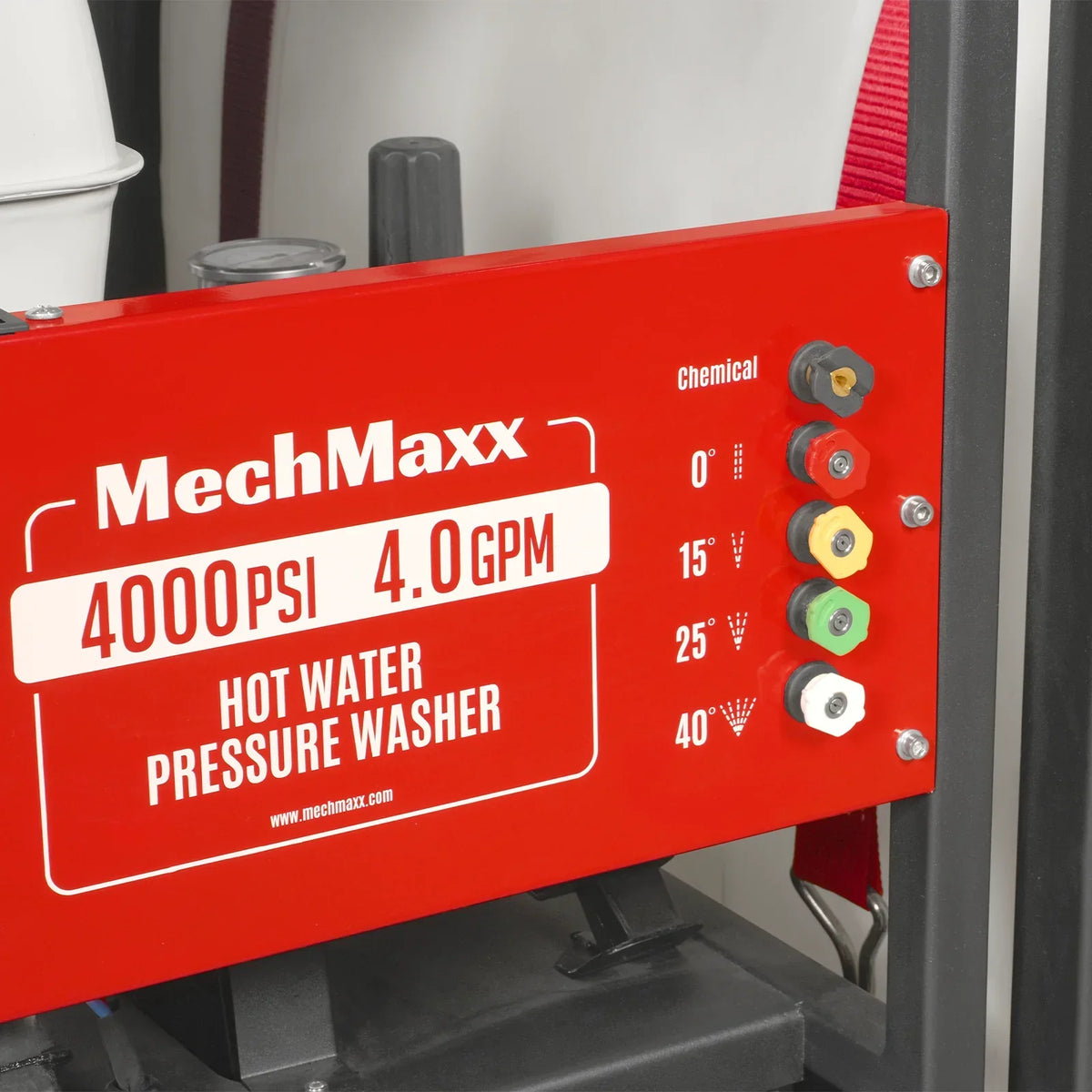 4000 PSI 4 GPM HONDA E-Start Engine Hot Water Pressure Washer Skid Mounted with 175 Gal Tank,  HPW40HT