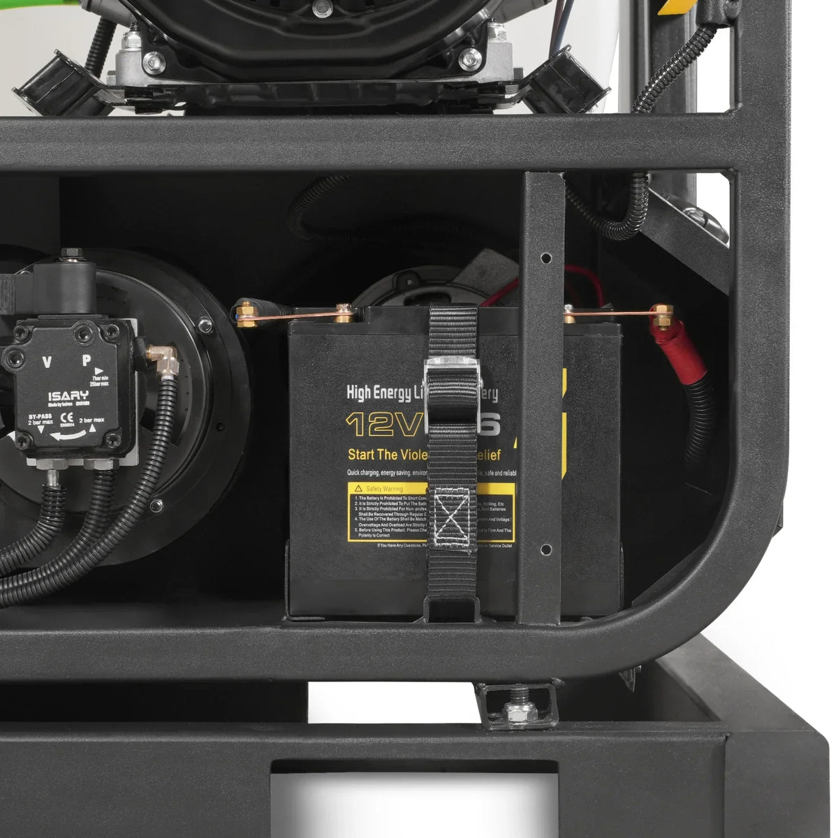 4000 PSI 4 GPM HONDA E-Start Engine Hot Water Pressure Washer Skid Mounted with 175 Gal Tank,  HPW40HT