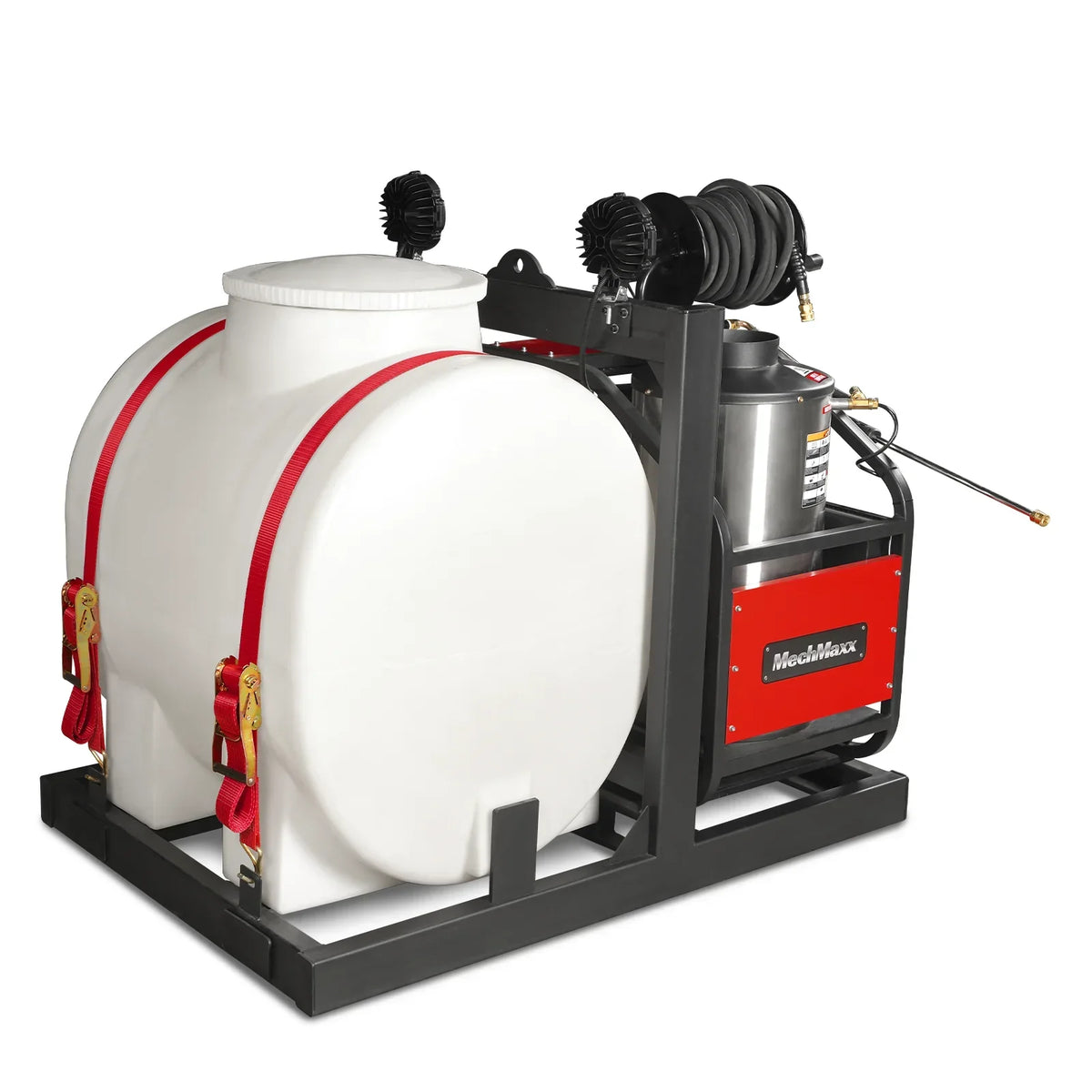 4000 PSI 4 GPM HONDA E-Start Engine Hot Water Pressure Washer Skid Mounted with 175 Gal Tank,  HPW40HT