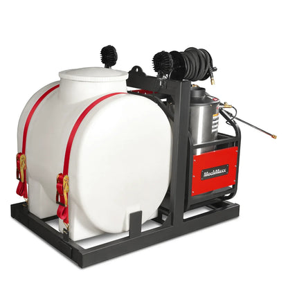 4000 PSI 4 GPM HONDA E-Start Engine Hot Water Pressure Washer Skid Mounted with 175 Gal Tank,  HPW40HT