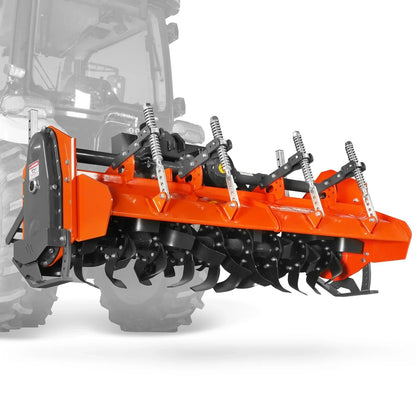 80 in Heavy Duty Rotary Tiller,  3 Point Hitch Cat.2,  Gear Drive,  PTO Shaft Included with Slip Clutch,  40-80 HP,  HRT80