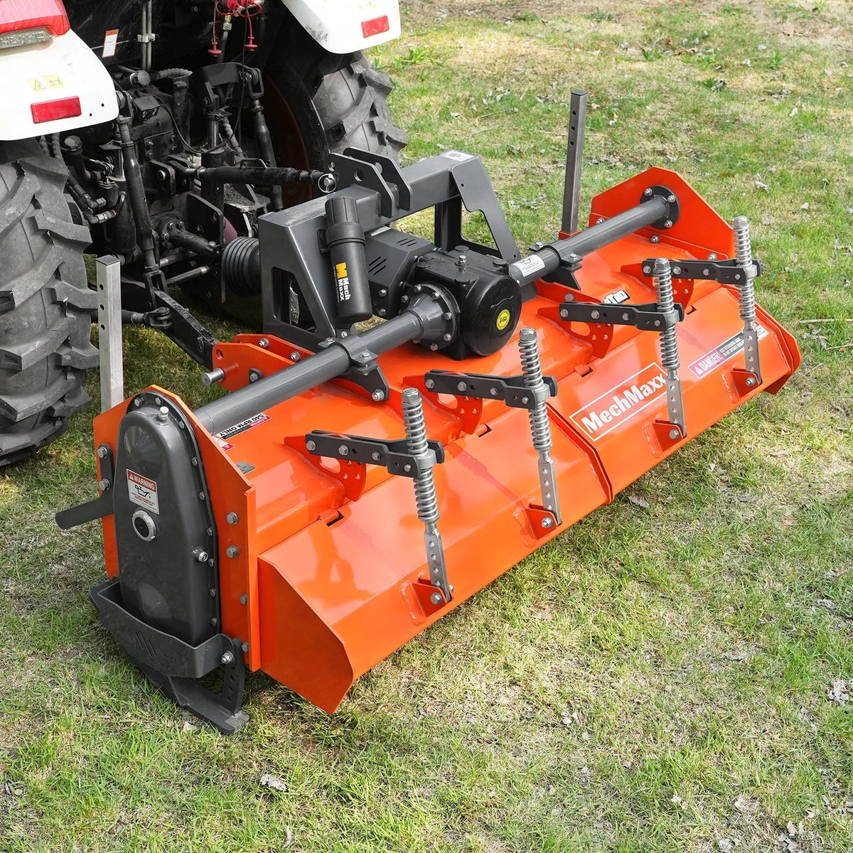80 in Heavy Duty Rotary Tiller,  3 Point Hitch Cat.2,  Gear Drive,  PTO Shaft Included with Slip Clutch,  40-80 HP,  HRT80