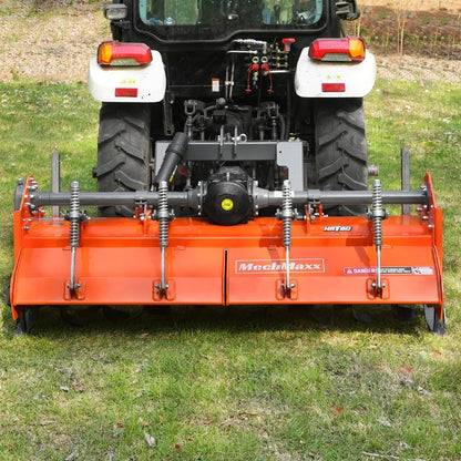 80 in Heavy Duty Rotary Tiller,  3 Point Hitch Cat.2,  Gear Drive,  PTO Shaft Included with Slip Clutch,  40-80 HP,  HRT80