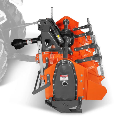 80 in Heavy Duty Rotary Tiller,  3 Point Hitch Cat.2,  Gear Drive,  PTO Shaft Included with Slip Clutch,  40-80 HP,  HRT80