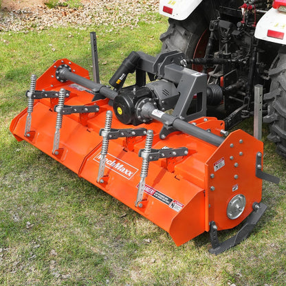 80 in Heavy Duty Rotary Tiller,  3 Point Hitch Cat.2,  Gear Drive,  PTO Shaft Included with Slip Clutch,  40-80 HP,  HRT80