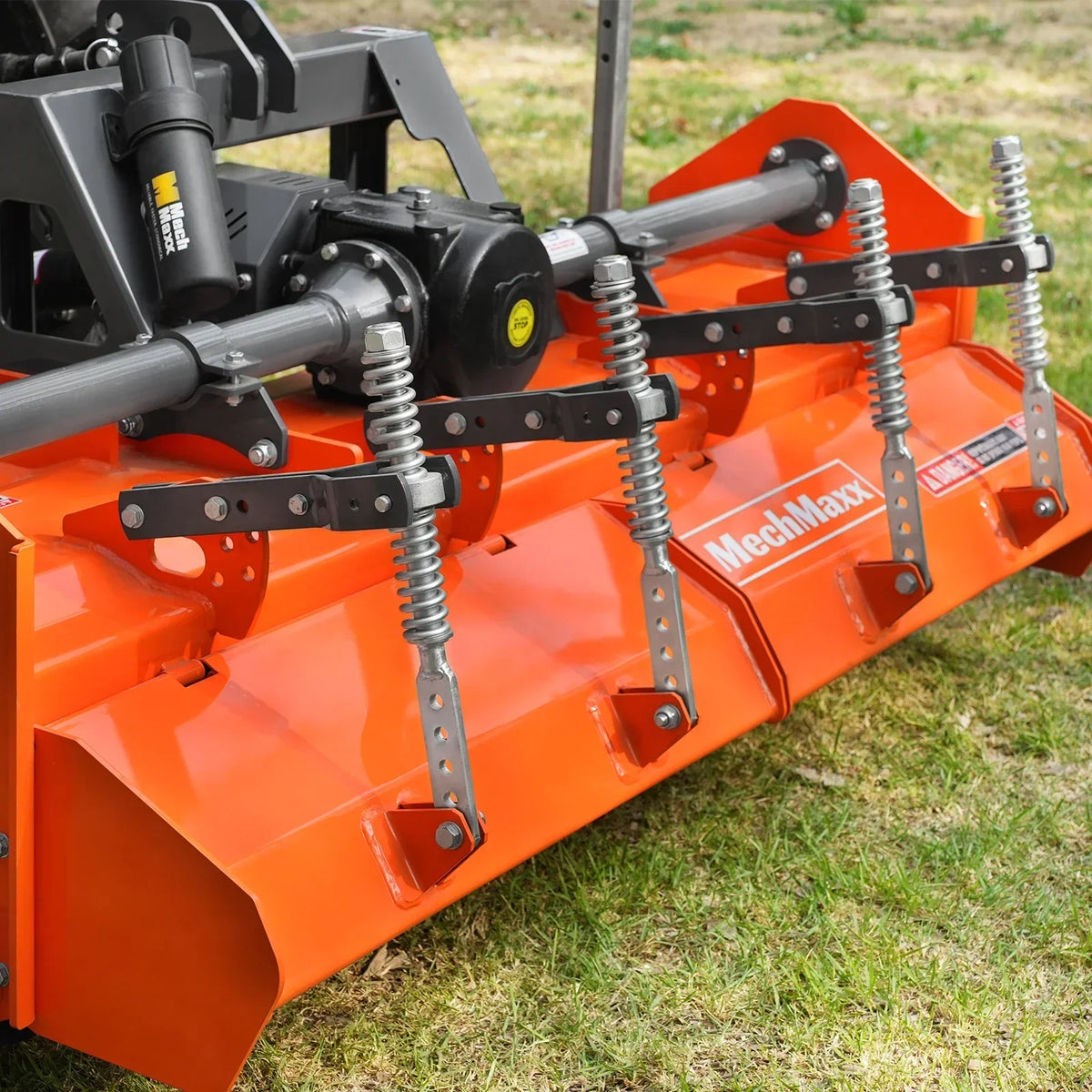 80 in Heavy Duty Rotary Tiller,  3 Point Hitch Cat.2,  Gear Drive,  PTO Shaft Included with Slip Clutch,  40-80 HP,  HRT80